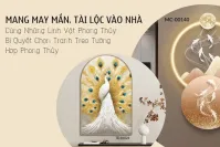 Mang May Mắn, Tài Lộc Vào Nhà Cùng Những Linh Vật Phong Thủy: Bí Quyết Chọn Tranh Treo Tường Hợp Phong Thủy